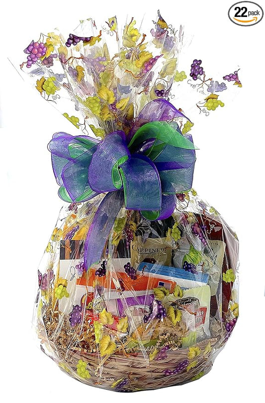Hand-Crafted 22 Piece customizable chocolate gift basket of gourmet chocolates, cookies, and crunches. Tasty treats selected for businesses, clients, employees, birthdays, thank you and more!