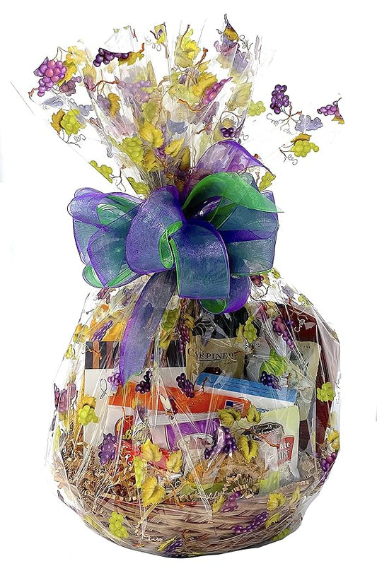 Hand-Crafted 33 Piece customizable chocolate gift basket of gourmet chocolates, cookies, and crunches. Tasty treats selected for businesses, clients, employees, birthdays, thank you and more!