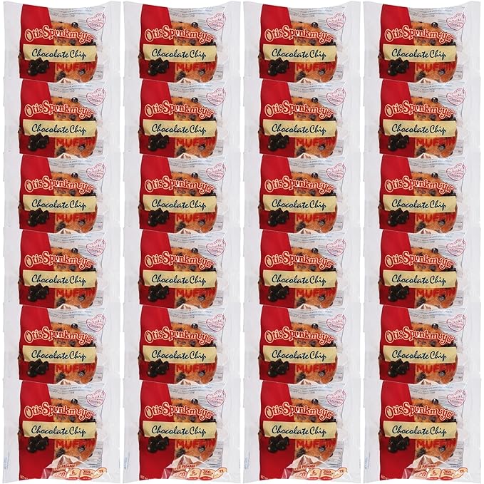 Otis Spunkmeyer Chocolate Chip Muffins Individually Wrapped, 4 Ounce, 24 Count Case