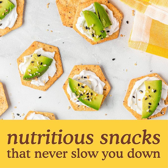 Simple Mills Organic Seed Crackers, Everything - Gluten Free, Vegan, Healthy Snacks, Paleo Friendly, 4.25 Ounce (Pack of 2)