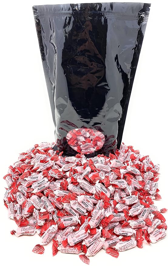 Bulk Sour Cherry Flavor Tootsie Roll Frooties Chewy Red American Taffies Candy Individually Wrapped In Resealable Assortit Bag 5 Lb 735+pcs (80-Oz) Made In USA