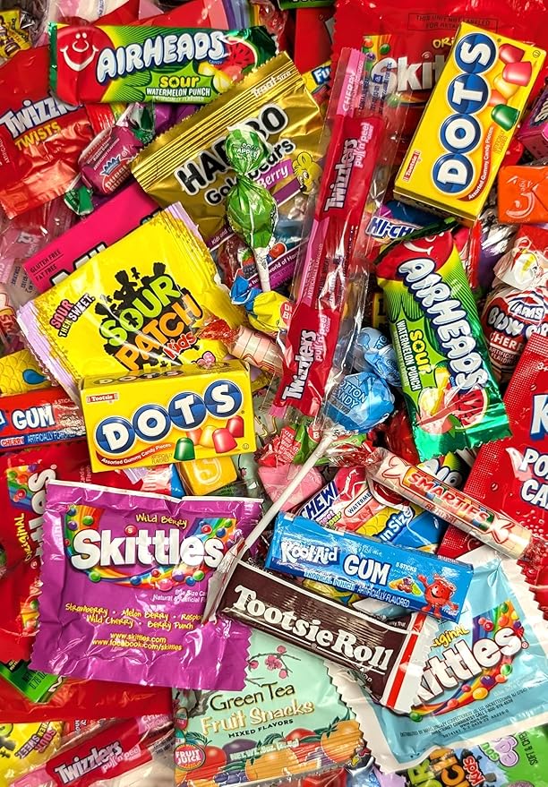 Pinata Candy Mix- Assorted Candy Variety Pack - 6 lb - Bulk Candy Individually Wrapped - Piñata Candy - Sour Candy, Bubble Gum, Fruity Candy, Chewy Candy - Large Bulk Candy For Party Bags