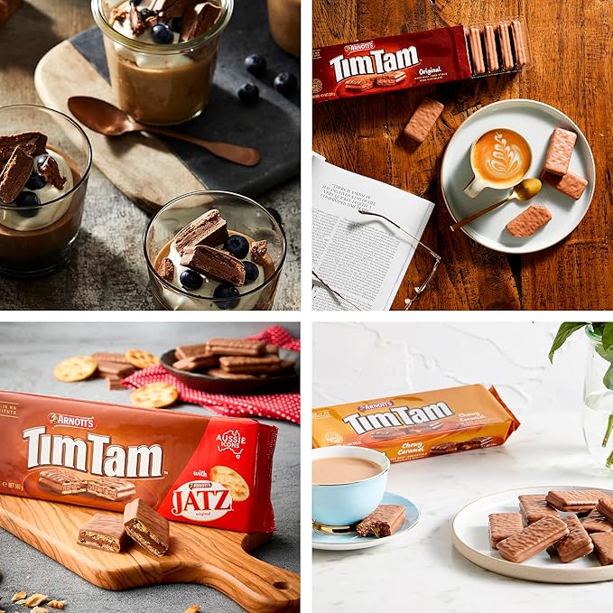 Original, Double Chocolate, Chewy Caramel & Jatz - Authentic Australian Biscuit Gift Set