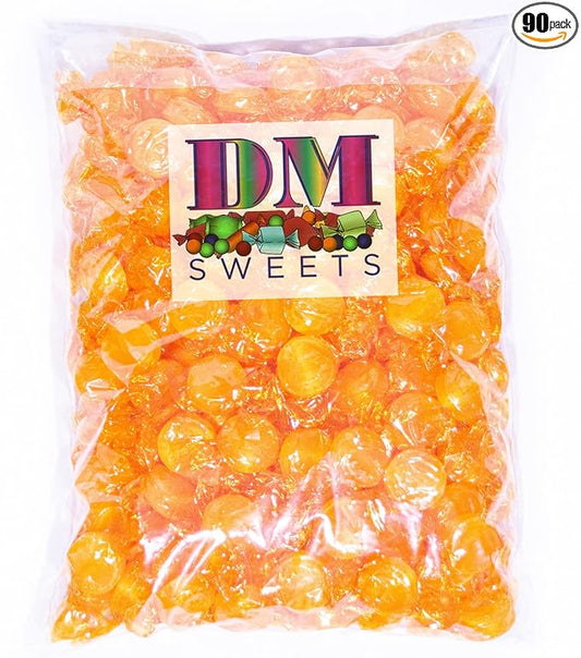 Butterscotch Buttons - 2 lbs of Bulk Individually Wrapped Sweet Yellow Butterscotch Hard Candy