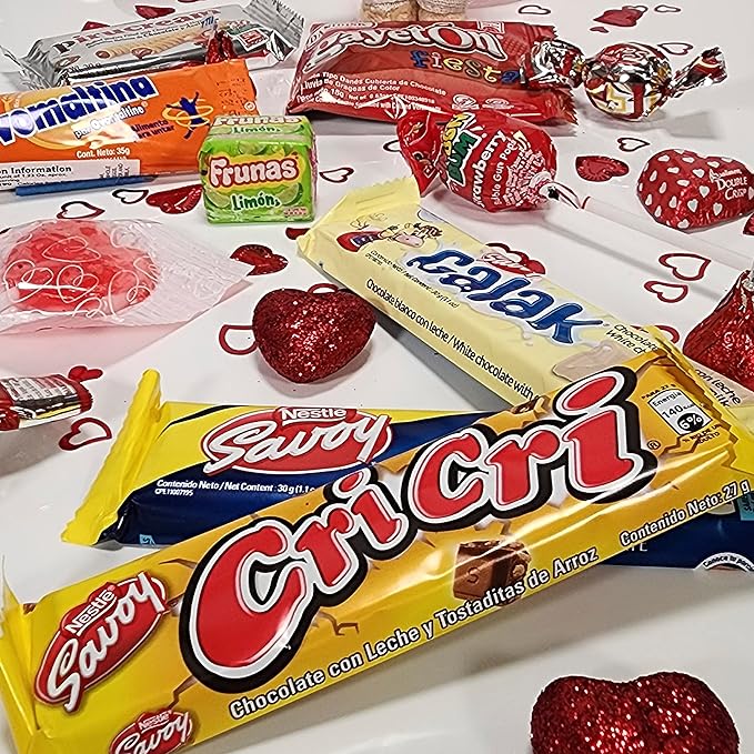 Venezuelan Snacks/Candy Box/San Valentine Gift/Chocolate box gift/Chucherias Venezolanas San Valentine/Dia de los Enamorados Venezuela