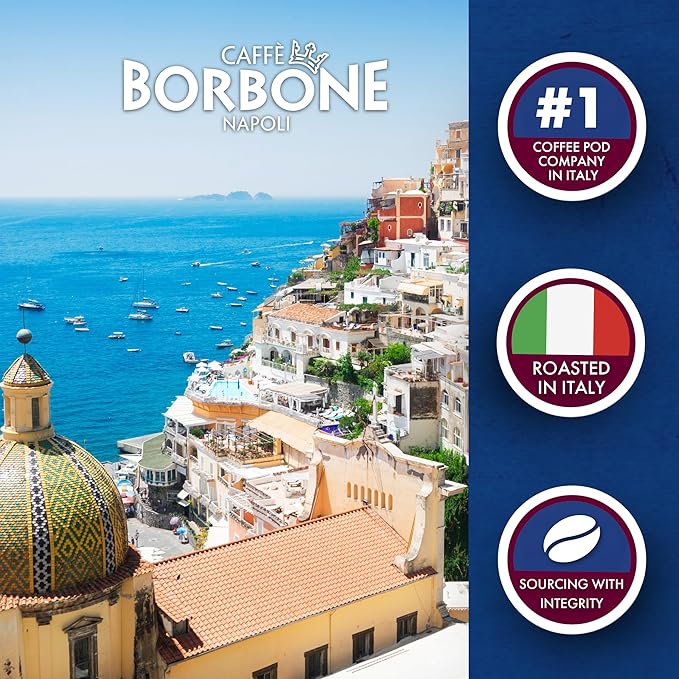 Caffè Borbone House Blend Coffee (72 Count) – Medium Roast, 100% Arabica, Roasted in Italy with Rich and Smooth Taste – Single Serve Coffee Pods Compatible with K-Cup Brewers