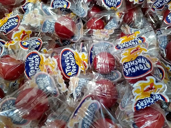 Spicy Tongue Torching Cinnamon Candy - 2 lbs of Hot Fire Fresh Individually Wrapped Hard Candy
