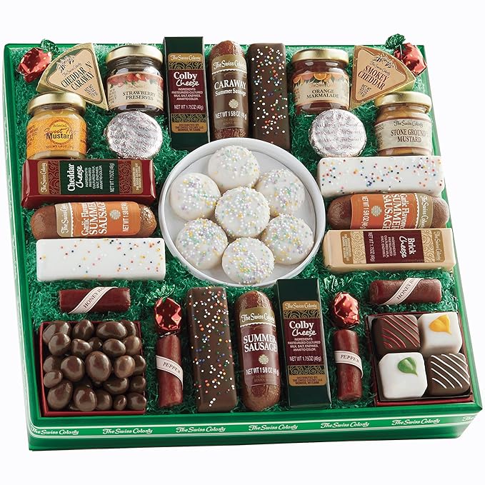 The Swiss Colony 27 Spring Favorites + 24 Petits Fours Gift Bundle
