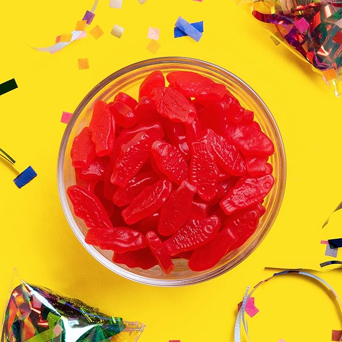 SOUR PATCH KIDS and SWEDISH FISH Mini Soft & Chewy Candy Variety Pack, Bulk Candy, 18-2 oz Bags