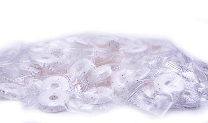 Orange Mints - 1 lb of Bulk Individually Wrapped Fresh Sucking Candy