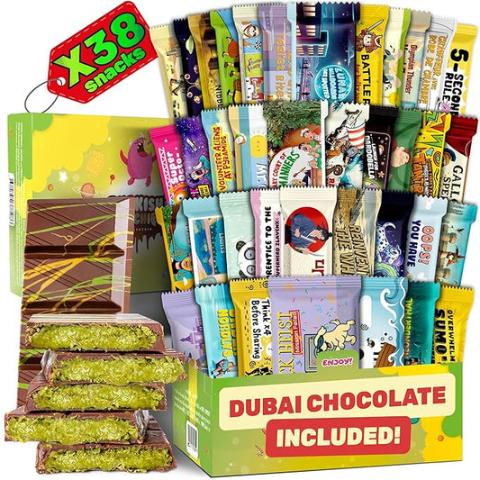 International Snack Box, Unique Experience with Universal Exotic Candies and Treats from around the World, Gift-Ready Foreign Foods in Packages Inspired by European, Japanese and Korean Cultures