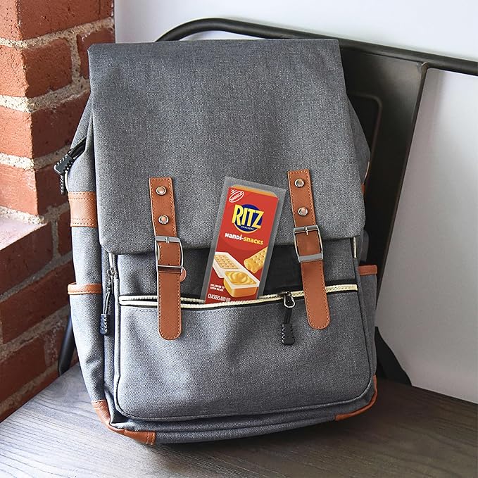 Handi-Snacks RITZ Crackers 'N Cheesy Dip Snack Packs, School Snacks, 20 Snack Packs