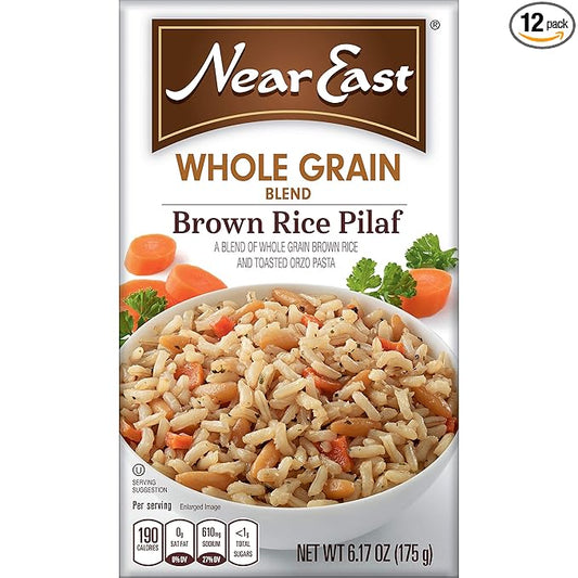 Near East Brown Rice Whole Grain Blends , 6 Ounce Boxes (Pack of 12) (B000GZY9AQ)