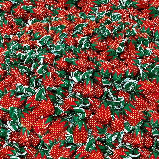 ASSORTIT Bulk Bundle Strawberry Hard Candy 6 lbs Flavored Bon Bons American Vintage Old Fashioned Candy Individually Wrapped, 96 oz.