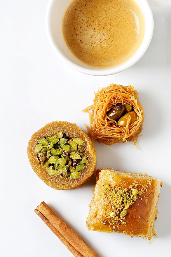 Al Bohsali 1870 Premium Mediterranean Assorted Baklava Mix – 43-Piece Luxury Pastry Collection | Handcrafted Since 1870