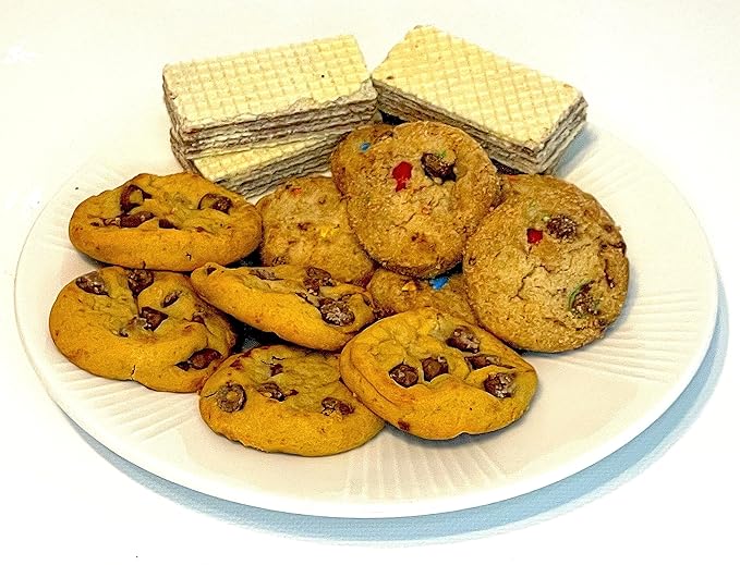Hand-Crafted 54 Piece customizable chocolate gift basket of gourmet chocolates, cookies, and crunches. Tasty treats selected for businesses, clients, employees, birthdays, thank you and more!