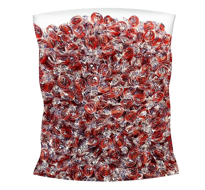 Sugar Free Fiery Cinnamon Hard Candy Discs -3 lbs Bulk Bag Individually Wrapped Keto And Diabetic Friendly Cinnamon Flavored Gourmet Candies (48oz)