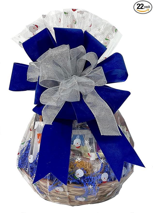 Hand-Crafted 22 Piece customizable chocolate gift basket of gourmet chocolates, cookies, and crunches. Treats selected for businesses, clients, employees, birthdays, and thank you