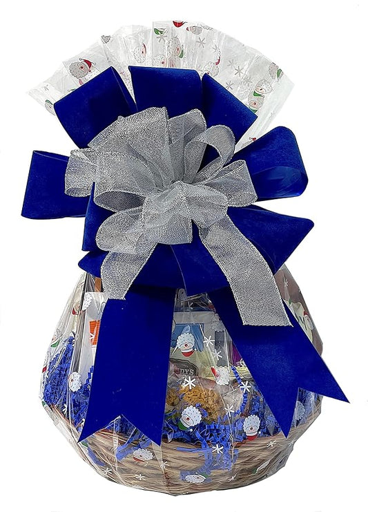 Hand-Crafted 43 Piece customizable chocolate gift basket of gourmet chocolates, cookies, and crunches. Treats selected for businesses, clients, employees, birthdays, and thank you
