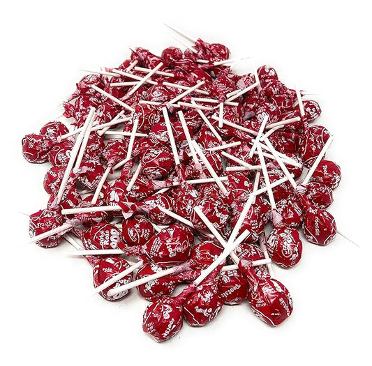 Cherry Red Tootsie Pops Bulk Candy 100 Count Lollipops Suckers Variety Value Pack Aprox. 4.5 lbs (72 Oz)