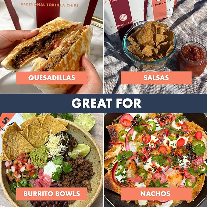 MASA Chips - Cobanero Tortilla Chips - Handmade Corn Tortillas - Spicy Chips & Snacks - Naturally Grown Yellow Corn, Made with Grass Fed Tallow, Sea Salt, Chili - 2 Pack 5 Ounce Each