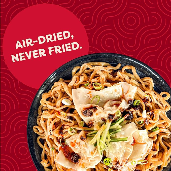 A-Sha The Signature Noodles Collection (3 Flavors, 12 Packs) | 11g+ of Protein | Premium Air Dried Never Fried Noodles