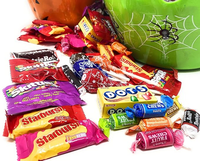 Ultimate Sampler Special Bulk Candy Mix 11.25 Lb Starbursts FaveReds And Skittles Original And Wild Berry Tootsie Rolls Juniors Tootsie Snack Bars Tootsie Mini Dots Tootsie Pops Fruit Rolls 450+ Ct (180.4 Oz)