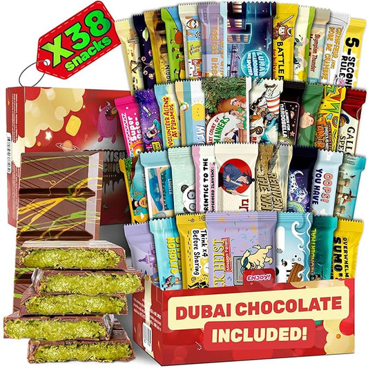 International Snack Box, Unique Experience with Universal Exotic Candies and Treats from around the World, Gift-Ready Foreign Foods in Packages Inspired by European, Japanese and Korean Cultures