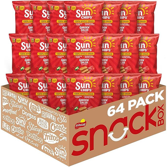 SunChips Garden Salsa Flavored Multigrain Snacks, 1.5-Ounce (Pack of 64)