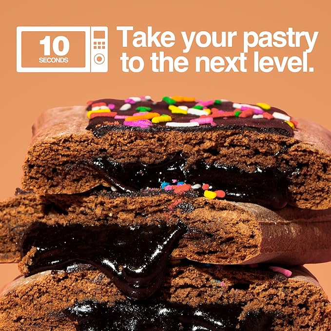 Legendary Foods 22g Protein Pastry 0g Added Sugar, Low Carb, Gluten Conscious, Keto Snack, Ideal for Glucose Management, Includes Whey Protein Isolate, 8 Pack Double Chocolate