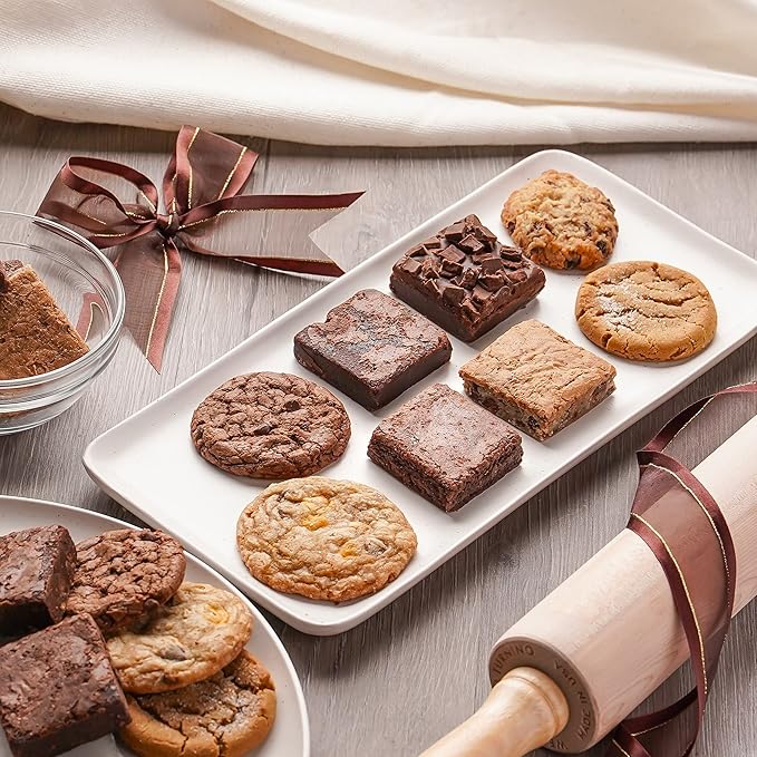 Broadway Basketeers Sympathy Cookies Gift Box for Families and Colleagues – Brownies and Cookies Snacks for Condolence, Kosher, Shiva & Corporate Sympathy – Thoughtful Gift Box for Loss of Loved One