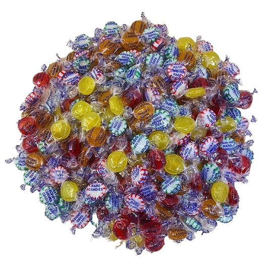 Sugar Free Assortment Hostess Deluxe Mix Hard Candies -3lbs Bag Individually Wrapped Keto And Diabetic Friendly Gourmet Nostalgic Flavored Hard Candy Discs (48oz)