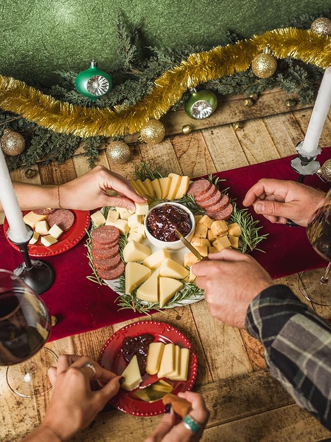 Cheese Bros 'The Best Gifts are Cheesy' Food Gift Box | Fresh from Wisconsin | Featuring Dill Havarti, Assorted Goudas, Italian Fratello | Great Gifting Idea for Hanukkah and Christmas