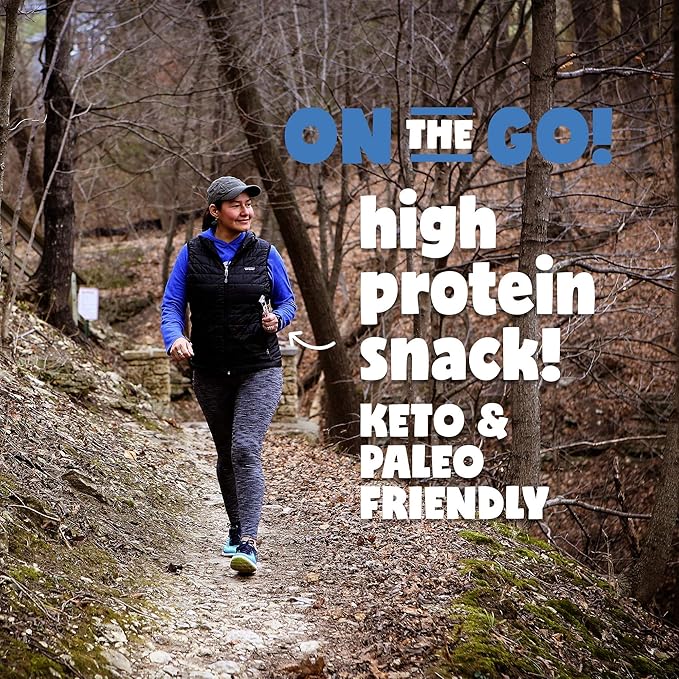 Variety - Original, Jalapeno, Smokey Sweet Flavors Grass Fed Beef Stick,Sogo Snacks, Gluten-Free Snack, Road Trip Snacks, Snack Pack of 24, Spice Level 0-3.5 of 5 Jerky Sticks