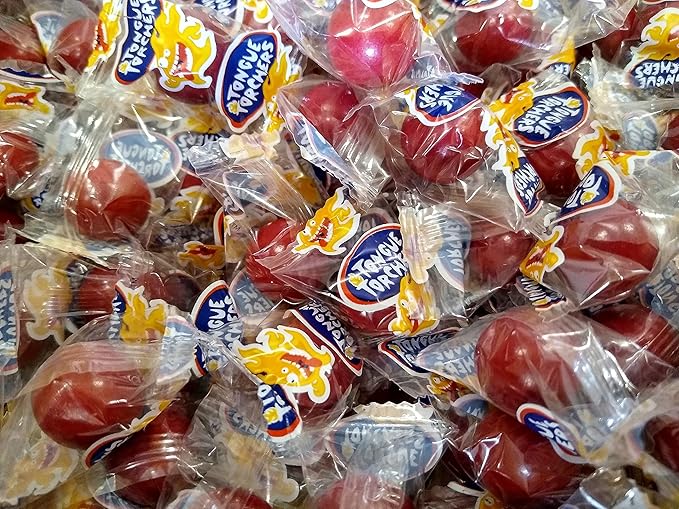 Spicy Tongue Torching Cinnamon Candy - 2 lbs of Hot Fire Fresh Individually Wrapped Hard Candy