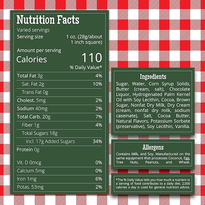 Valley Fudge, Chocolate, Fresh Artisan Fudge, Real Butter, Gourmet Candy, One Pound Package
