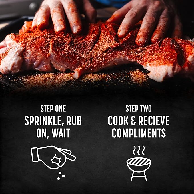 Spice Rack Co. BBQ Seasonings And Rubs - Smoking & Grilling Spices and Seasonings Sets, Grilling Accessories & Smoker Accessories, Valentines Day Gifts For Him, Mens Valentines Gifts For Men (5 Pack)