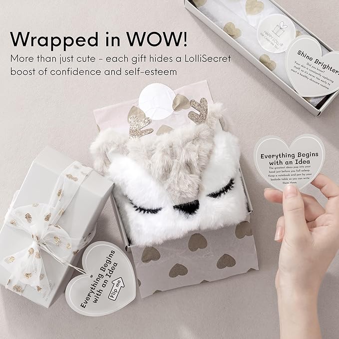 HAPPY LOLLI LolliBox Birthday Gift for Tween & Teen Girls Ages 8–15, Ready to Gift Surprise Box with Empowering Challenges