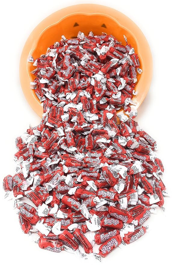 Bulk Fruit Punch Flavor Tootsie Roll Frooties Chewy Red American Taffies Candy Individually Wrapped In Resealable Assortit Bag 5 Lb 735+pcs (80-Oz) - Made In USA