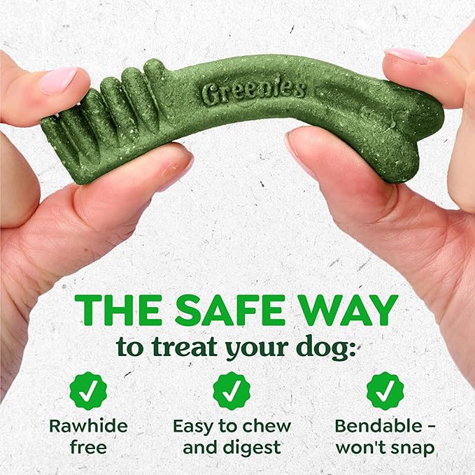 Greenies Veterinarian-Recommended Adult Natural Dental Dog Treats Teenie Size, Original Flavor, (4) 65 ct Packs (260 Treats)