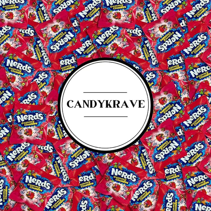 CandyKrave Rainbow Gummy Clusters - 2 lbs Individually Wrapped Candy Pack - 46 Pieces - Classic & Delicious Gummy Candy for Back-to-School Party, Movie Nights, Birthdays, Pantry & Baby Showers