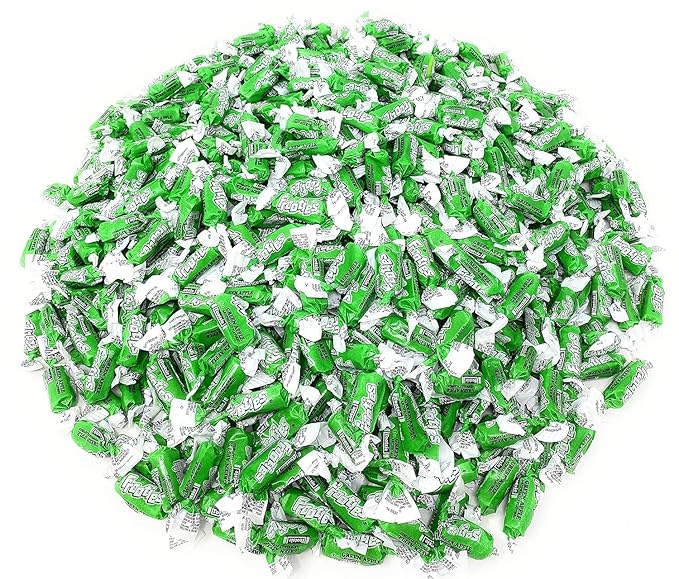 Green Apple Tootsie Roll Frooties Chewy Candy With Crisp Tart Green Apple Flavor 85+ Pieces Individually Wrapped In Resealable Assortit Bag, 1.5 Lb (24-Oz) Made In USA