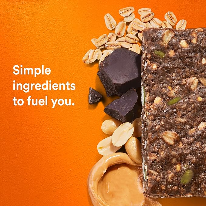RXBAR Nut Butter and Oat Protein Bars, Protein Snacks, Snack Bars, Dark Chocolate Peanut Butter, 9.7oz Box (5 Count)