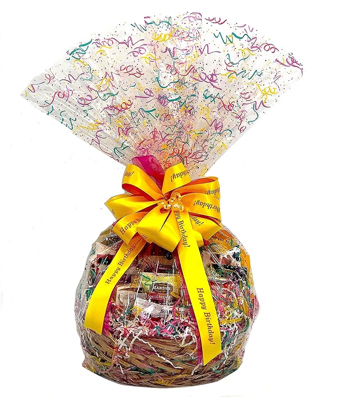 Hand-Crafted 43 Piece customizable chocolate gift basket of gourmet chocolates, cookies, and crunches. Tasty treats selected for businesses, clients, employees, birthdays, thank you and more!