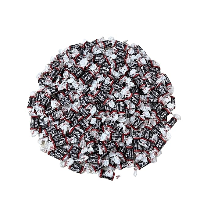 Roll Midgees Chewy Taffy Candy Bulk Pack 3.5-Lbs- Chocolate Midgees, Individually Wrapped Party Candy (56-Oz)