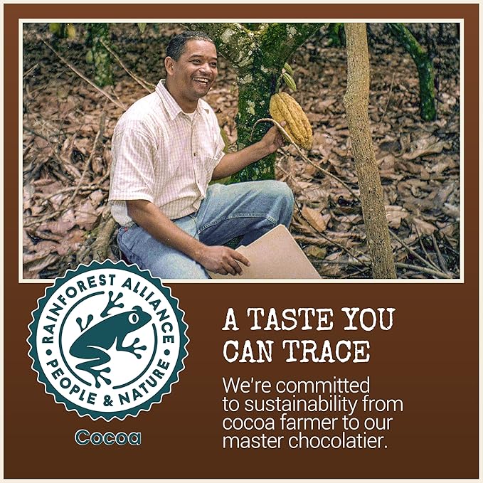 Chocolove Coffee Crunch Dark Chocolate Bars | 55% Cocoa | Crunchy Coffee Bean Bits | Smooth & Sweet | Premium Belgian Dark Chocolate | Non GMO, Rainforest Alliance Certified, 3.2oz Bar (12 Pack)