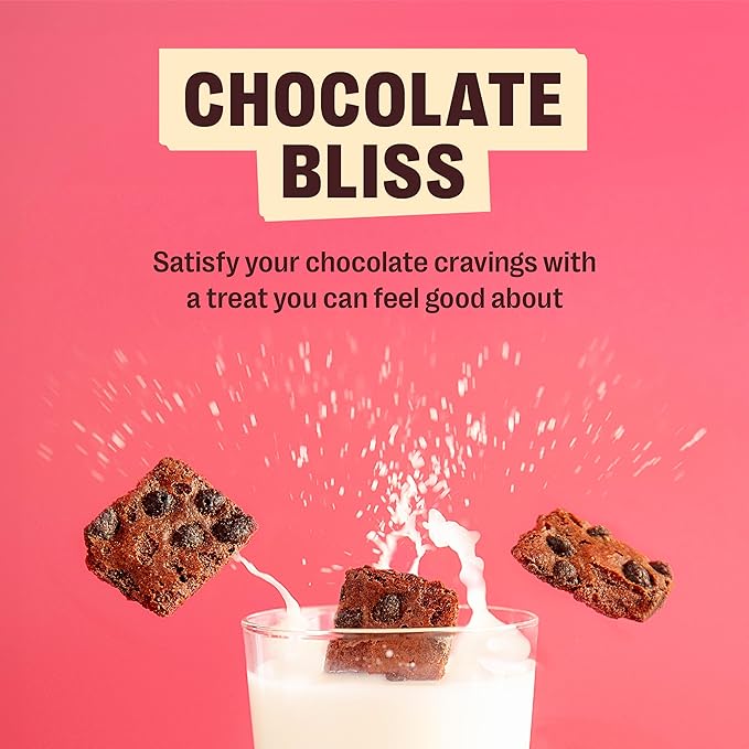 Brownie Brittle – Original Chocolate Chip Thin and Crispy Sweet Snacks (Pack of 20, 1 oz), Rich Gourmet Brownie Bites Dessert