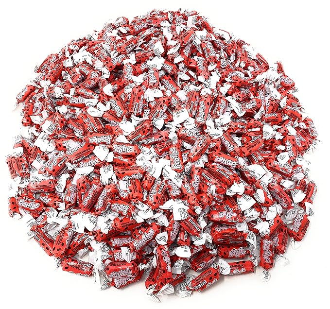 Bulk Watermelon Flavor Tootsie Roll Frooties Chewy Pink American Taffies Candy Individually Wrapped In Resealable Assortit Bag 5 Lb 735+pcs (80-Oz) - Made In USA
