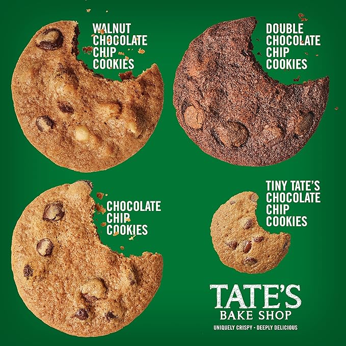Tate's Bake Shop Chocolate Chip Cookies Variety Pack, 7 Bags