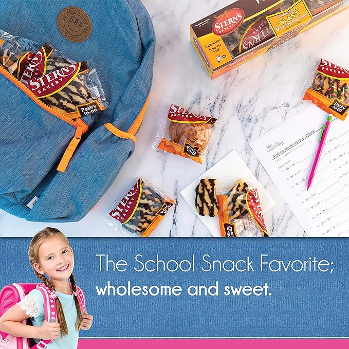 Office Snacks | 1.5 Oz Brownie Bars | Snack Cakes and Pastries | Lunchbox Back to School Snacks | Approx 80 Count | Dairy & Nut Free | Stern’s Bakery (Brownie Blast)